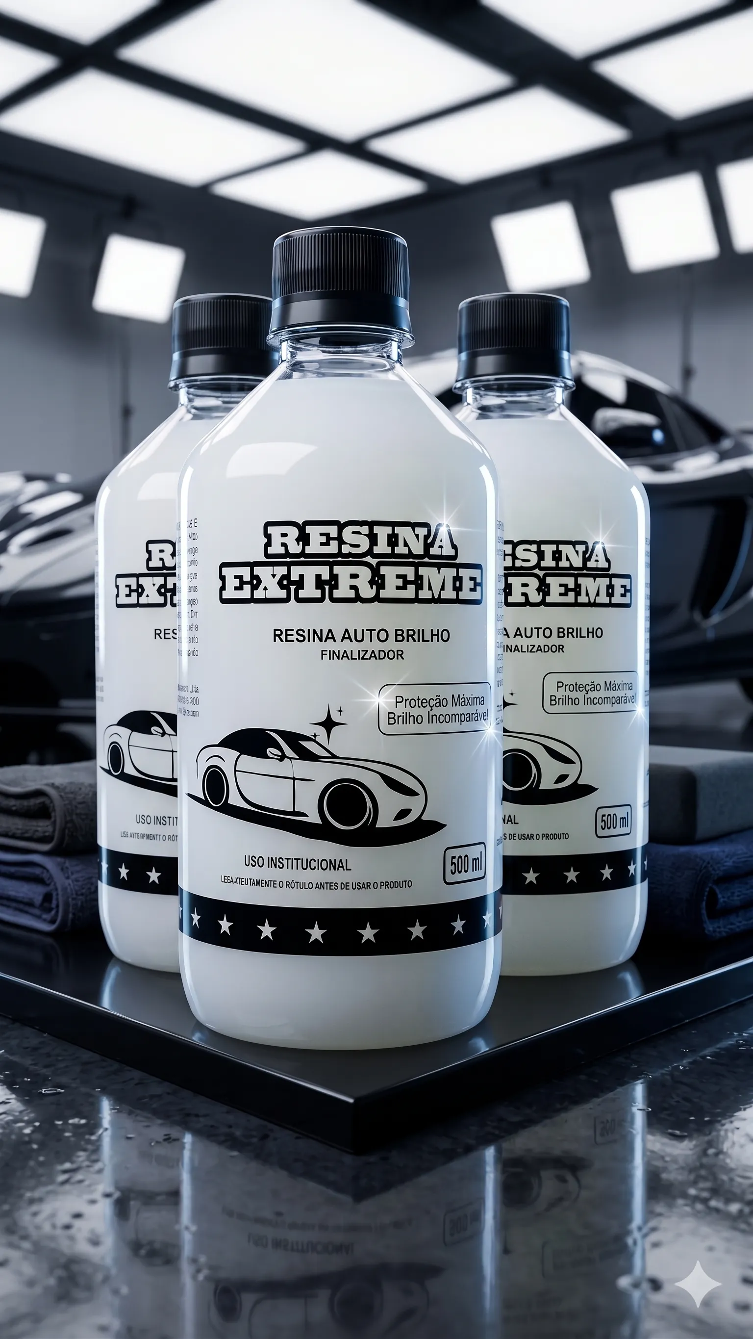 Kit 3 Frascos Resina Extreme