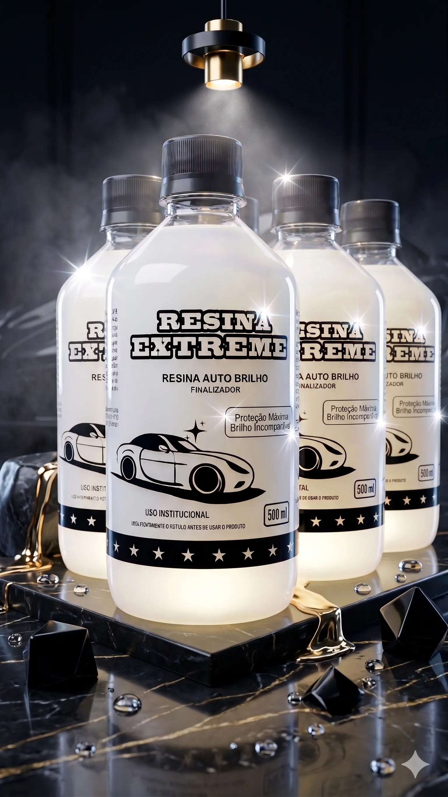 Kit 4 Frascos Resina Extreme